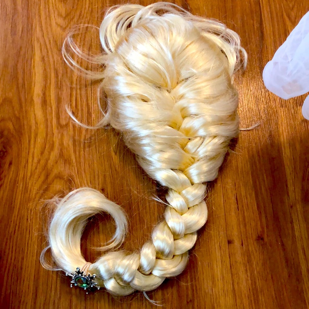 Girls Elsa wig